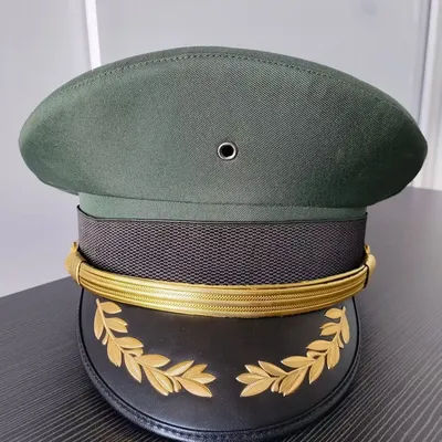Chapeau de cosplay de soldat pour hommes, personnel de sécurité, vert militaire, pilote, chapeau de travail de l'armée navale