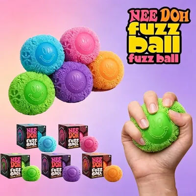 Nee Doh Fuzz Ball Series Desktop decompress Ornament Stress Relief Toys for Under Pressure Fun Soft Stress festival gifts