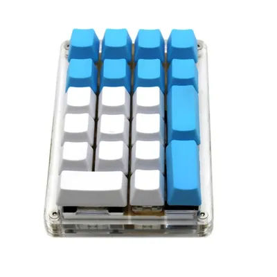 OEM Profile 21 Key Top Printed Side Printed Blank Thick PBT ABS Keycaps For Mechanical Keyboard Numpad MX Switches (Only Keycap)
