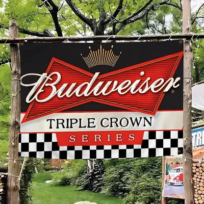 Classic Beer Brand B-Budreiser Large Size Shop Art Promotion Advertising Booth Flag Hanging Banners