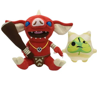 Zelda Breath Of the Wild Bokoblin Korok Forest Krog Doll Plush Toy Soft Stuffed Animal for Kids Christmas Gifts Game Peripherals