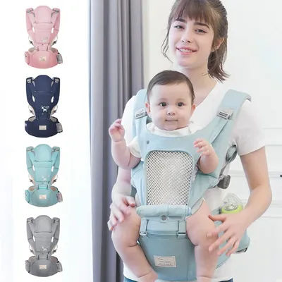 New 0-36M Baby Ergonomic Child Carrier Infant Kid Hipseat Sling Save Effort Kangaroo Baby Wrap Carrier for Newborn Travel
