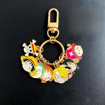 Keychain Monkey D. Luffy Nami Anime Peripherals Bluetooth Headset Charm Delicate Fashion Toy Jewelry Gift for Friends