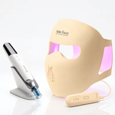 Professional Dr.pen M9 Microneedle Device With Hello Face M300 LED Mask Beauty machine Needle length 0.25 mm