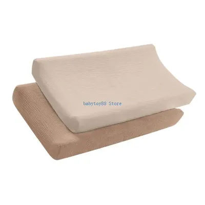 Y4UD 2xChanging Pad Cover for Baby Strollers Bedside Cot Breathable Mattress Cover