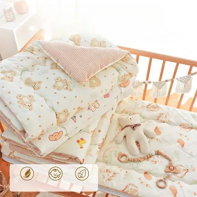 Small baby mattress pure cotton autumn and winter baby mattress for newborn children's bedding for all seasons
