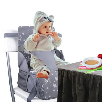 INSULAR 2 In 1 Portable Safe Pads Booster Seat Comfortable Height Chair Cushion Perfect Organizer Multi-functional Mommy Bags