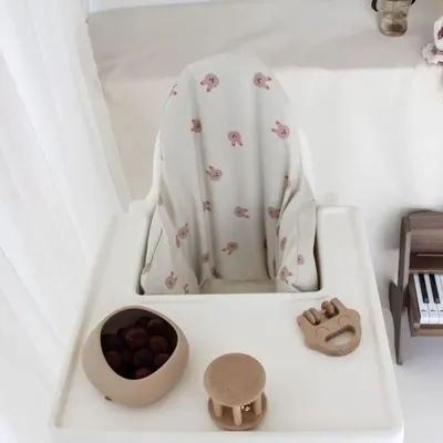 Solid Color Baby Highchair Cushion Folding Built in Air Pump Baby Sitting Inflatable Cushion Outdoor Household