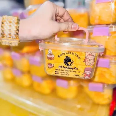 500g Thai Body Whitening Cream - Skin Brightening & Moisturizing, Natural Body Côt U Thai for All Skin Types