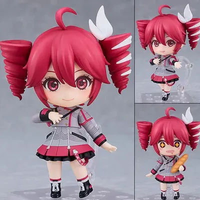 Nendoroid 2344 Kasane Teto Face Swappable Anime Action Figure Collectible Model With Extra Accessories Desk Decor For Anime Fans