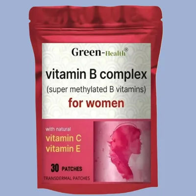 30 Patches Transdermal Vitamin B Complex For Women - Boost Immune System & Energy Levels