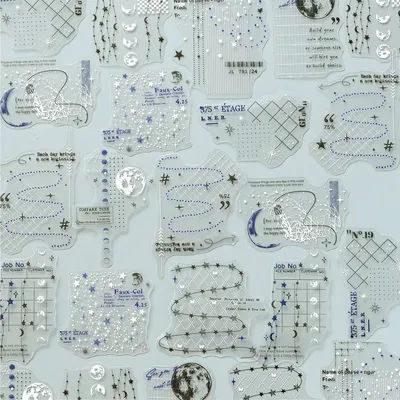 20pcs/lot kawaii Stationery Sticker Hazy traces junk journal Decorative Scrapbooking DIY Craft Sticker