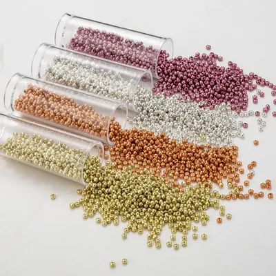 900 Pieces 11/0 Waterproof Metallic Color Glass Beads For BoHO Needle Work 10Grams/Bag 2.0MM Japanese Glass Seed Beads