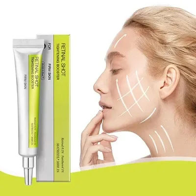 Korean Retinol Vitamin C Hydrating Shot Tightening Booster Face Cream Eye serum Lightening Dark Circles Firming Moisturizer