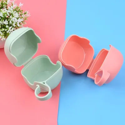 Portable Baby Infant Kids Pacifier Nipple Cradle Case Holder Travel Storage Box Baby Pacifier Box Pacifier Case