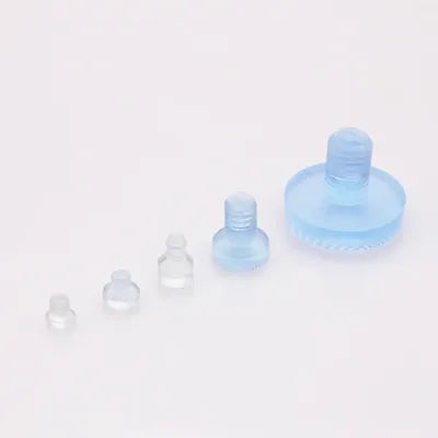 Transparent Silicone Rubber Stopper Chair Stool Foot Pad T-Shaped Stopper Furniture Table Chair Leg Anti Slip Silent Plug