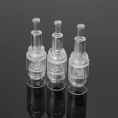 30 pcs Derma pen Spiral Slot Cartridge MTS Tip microneedling Needle for Microneedle Pen Stainless Steel 0.25 mm Needle length