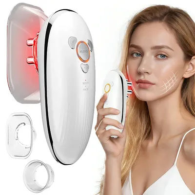 3 in 1 Red Light Therapy Face Body Sculpting Massager Cellulite Removal Machine Skin Tightening Device For Belly Arms Legs Waist