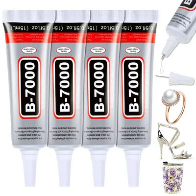 B7000 Colle pour intérieur automobile - Adhésif polyvalent transparent B-7000