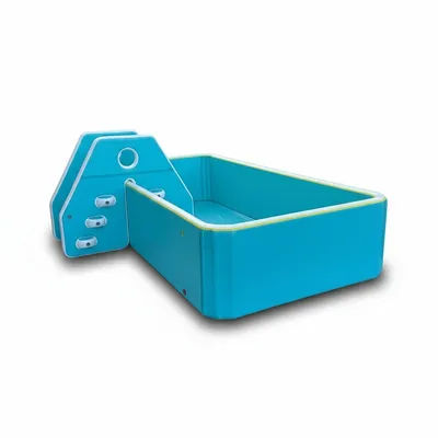 Inflatable Swimming Pool, 4-Layer Drop Stitch PVC, Portable Rectangular Pool, 6m x 3m x 1.2m, Large Above Ground, Garden Pool