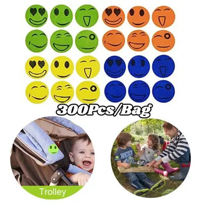 Cartoon Natural Plant Essential Oil Mosquito Repellent Patches Stickers for Kids Adults Home Outdoor Use Random Colors