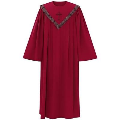 Retrò Vintage Medievale Rinascimento Lunghezza al pavimento Tunica Lunghe Prete Monaco Costume Religioso e spirituale Halloween Carnevale Fiera Rinascimentale LARP Adulti