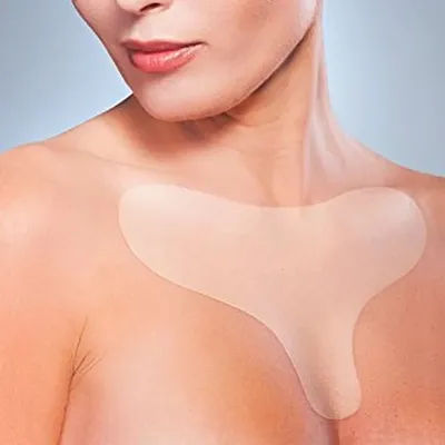 Reusable Anti Wrinkle Chest Pad Silicone Transparent Removal Patch Face Skin Care Anti Aging Breast Lifting Chest Patch Flesh W