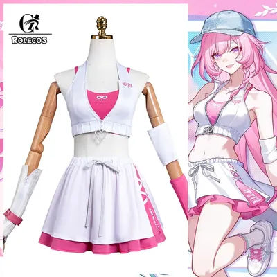 ROLECOS Original Cyrene Cosplay Collab Series:Game Honkai Star Rail Cyrene Cosplay Costume Women Party Uniform