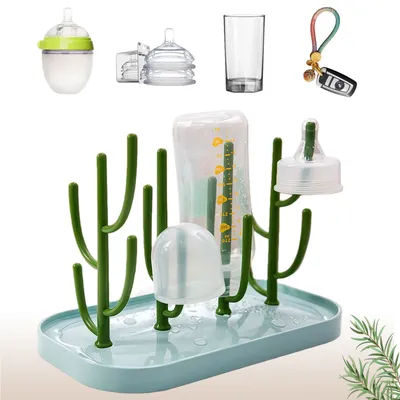 Tree Shape Baby Feeding Bottle Drain Rack Nipple Feeding Cup Holder Storage Drying Rack Bottle Cleaning and Drying Machine