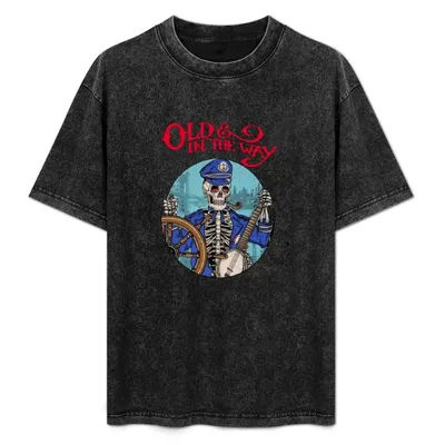 T-shirt Old and in the way Skeleton, haut basique à manches courtes, grande taille