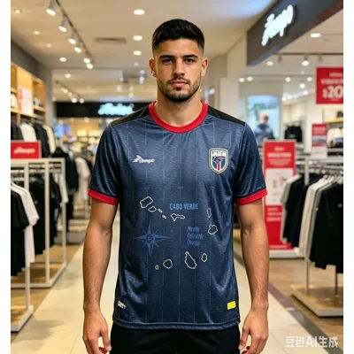 Nouvelle Collection Été 2026 – Maillots de Football Cap-Vert à Manches Courtes pour Hommes, Femmes et Enfants – Respirants et Confortables pour Toute la Famille