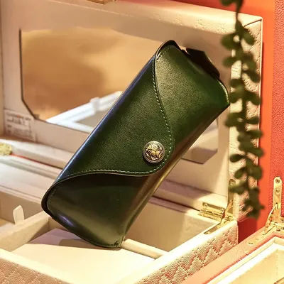 Boîte de protection pour lunettes de lecture, pochette pour lunettes de soleil pour hommes et femmes, étui de protection pour lunettes, porte-lunettes en cuir
