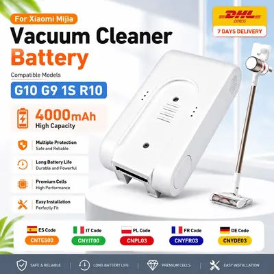 Nouvelle batterie de remplacement DGDXT-7S1P-001 pour aspirateur sans fil Xiaomi Mijia G9 G10 G9 Plus G10 Plus 5000mAh