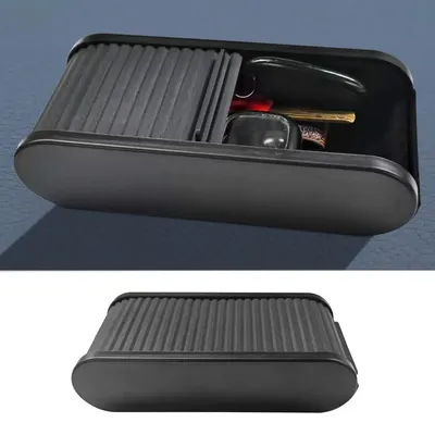Boîte de rangement multifonctionnelle pour console centrale de voiture, organiseur d'accoudoir, plateau pour l'intérieur du véhicule, accessoires automobiles pour lunettes de soleil, téléphone