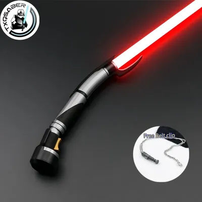 TXQSABER Dooku NeoPixel Lightsaber Proffie 2.2 with 32GB SDcard Customzied Sounds Heavy Dueling Cosplay Bluetooth Sword