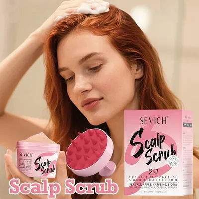 Scalp Scrub for Washing Hair Oil Control Cream Exfoliating Anti-Itching Repair Cleaning Scalp Massage Care Exfoliation Cream