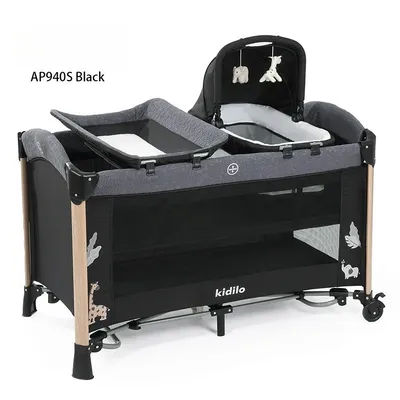 2025 New Multifunctional Children's Bed Baby Portable Playable Foldable Newborn Splicing Bed