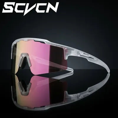 2026 SCVCN Cycling Glasses Photochromic Sunglasses for Men Hiking Eyewear Women's Eyepieces UV400 Lenses Goggles Road Bike 2026