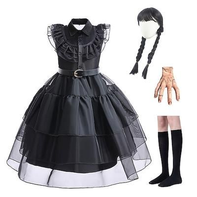 Orrore gotico Accademia oscura Vestito Costume Cosplay Abiti Punk Gotico for Ragazze Bambini Mascherata Settimana del libro