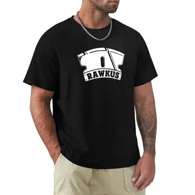 B&W COLOR RAKUS MAKAN T-Shirt T-shirt de sport grande taille pour la gym