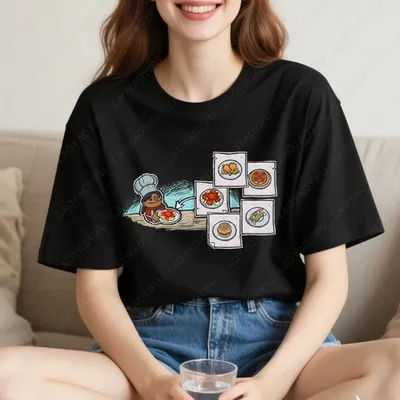 Cuisinier drôle Vintage cuisine Chef t-shirt surbriqué jeu tutoriel couverture en coton hommes femmes adulte belle nouveauté à manches courtes cadeaux