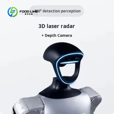 Robot humanoïde personnalisable avec IA, modèle open source, microphone, écran d'expression faciale pour une interaction réaliste