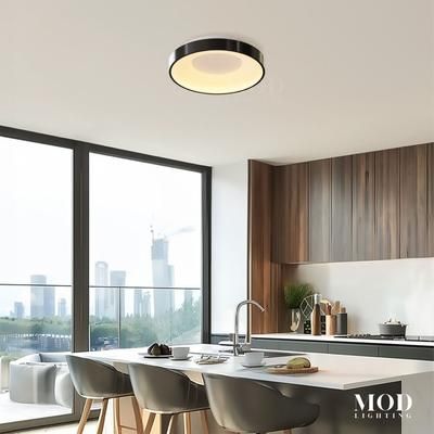 Bryce | Modern Ceiling Light | Brushed Gold / Medium / Warm White (3000k) | MOD LIGHTING