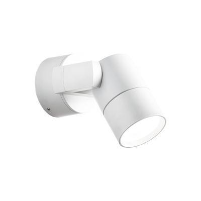 Viokef Faretto da esterni Skiros, IP55, bianco dimmerabile, Bianco / Opale, Alluminio, Lampada da esterni