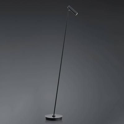 HELL Lampada da terra a LED Tom, dimmerabile, Nero, Soggiorno / Sala da pranzo, Acciaio Inox, Moderno, Lampada LED da terra