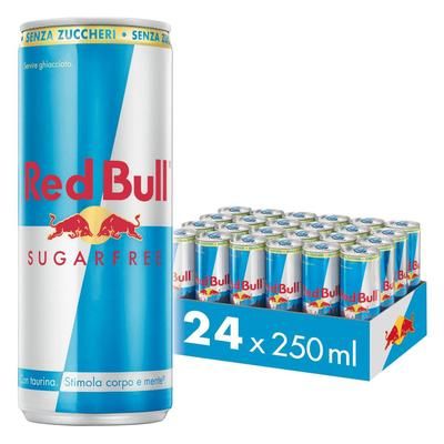 Red Bull Energy Drink, Senza Zuccheri, 250 ml 24 pz Bevanda