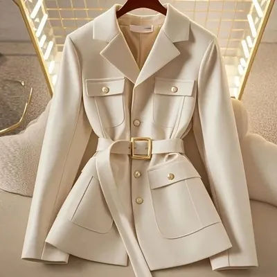 Blazer élégant haut de gamme pour femme, collection Printemps-Automne 2026 – Veste de costume polyvalente style coréen pour femme