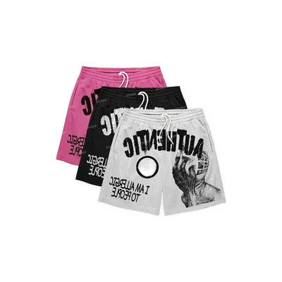 Shorts imprimés graphiques amusants, de haute qualité, respirants, pour l'entraînement sportif, shorts de mode streetwear, shorts décontractés pour hommes