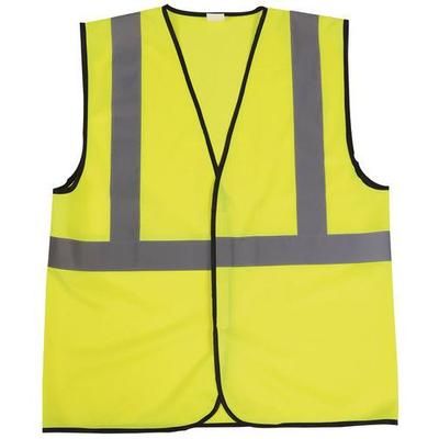 gilet haute visibilité jaune taille xl - manutan