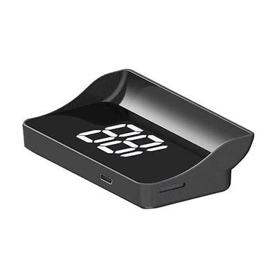 Display head-up GPS universale per tutte le auto, tachimetro digitale con doppio chip Beidou, proiettore di velocità sul parabrezza con parasole Caratteri grandi, interruttore mph/kmh, spina USB